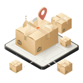 —Pngtree—premium flat of parcel tracking 15107500